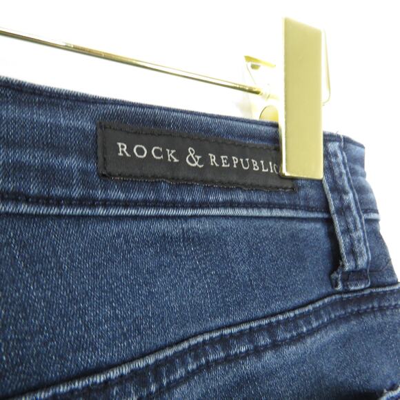 Rock & Republic Berlin Studded Skinny Jeans Size 4 - Picture 7 of 13